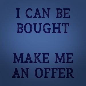 Make me an offer if you like something!